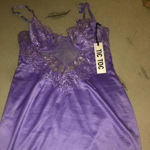 Purple lingerie from Rainbow